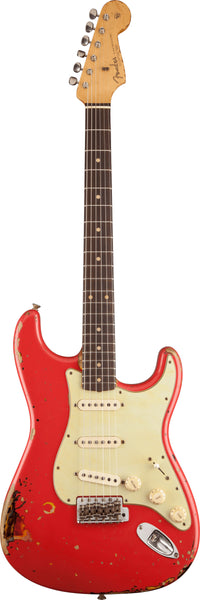 Fender Michael Landau Custom Shop Signature 1963 Stratocaster RW Guitarra Eléctrica Fiesta Red 1