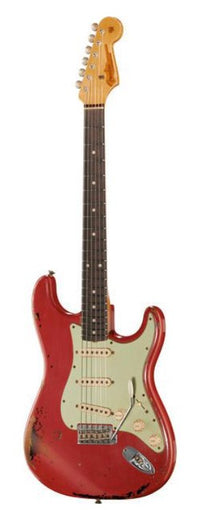 Fender Michael Landau Custom Shop Signature 1963 Stratocaster RW Guitarra Eléctrica Fiesta Red 2