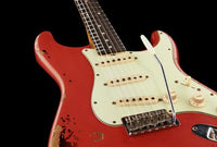 Fender Michael Landau Custom Shop Signature 1963 Stratocaster RW Guitarra Eléctrica Fiesta Red 9