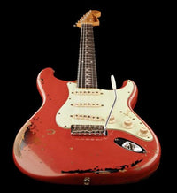 Fender Michael Landau Custom Shop Signature 1963 Stratocaster RW Guitarra Eléctrica Fiesta Red 13