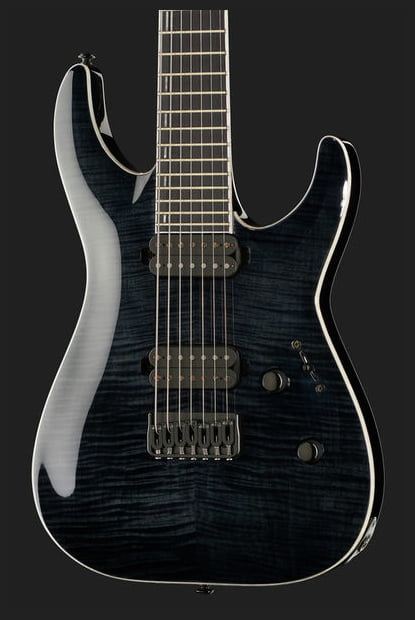 ESP LTD H1007FM STBLK Guitarra Eléctrica 7 Cuerdas See Thru Black 5