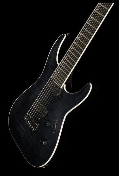 ESP LTD H1007FM STBLK Guitarra Eléctrica 7 Cuerdas See Thru Black 13