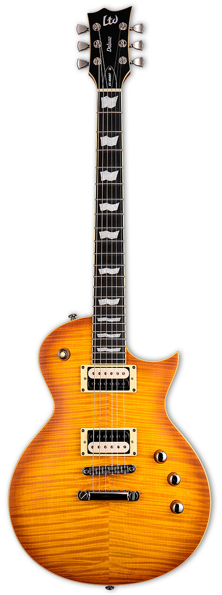 ESP LTD EC1000T FM HBS Guitarra Eléctrica Honey Burst Satin 1