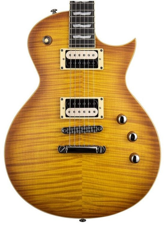 ESP LTD EC1000T FM HBS Guitarra Eléctrica Honey Burst Satin 3