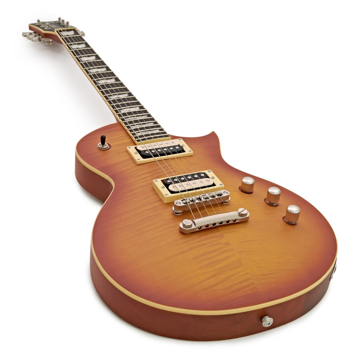 ESP LTD EC1000T FM HBS Guitarra Eléctrica Honey Burst Satin 6