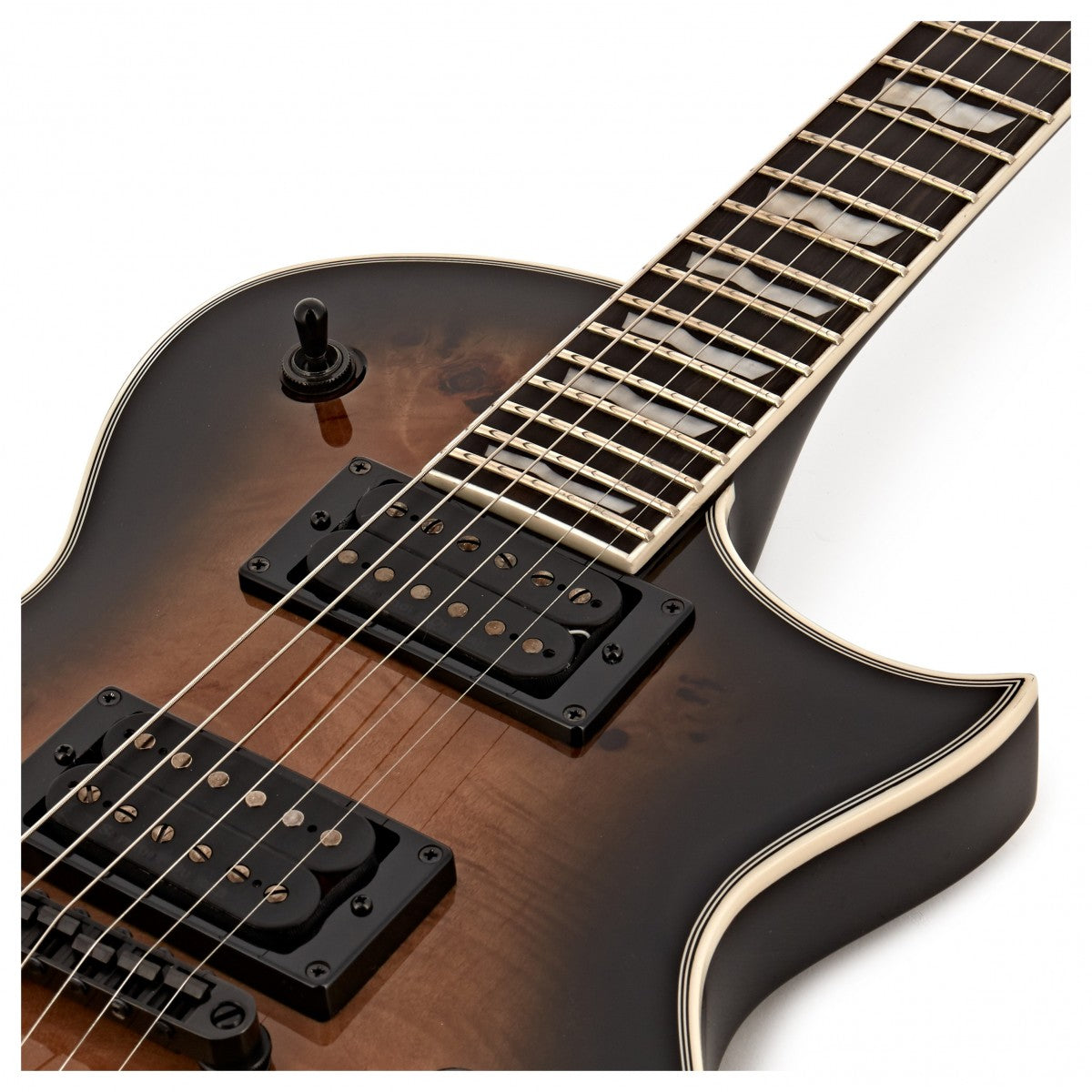 ESP LTD EC1000 BP BLKNB Guitarra Eléctrica Black Natural Burst Satin 6