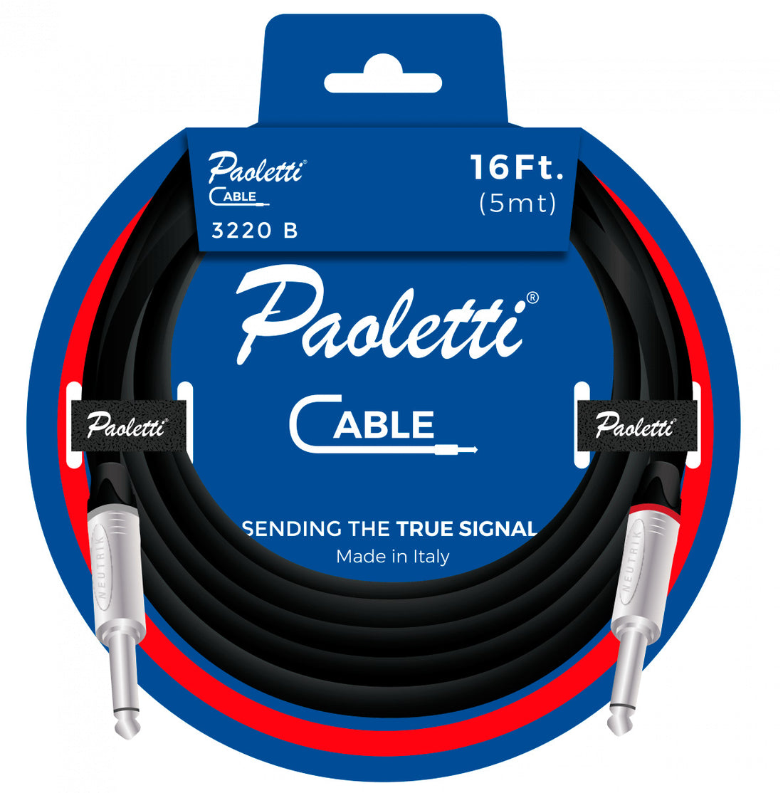 Paoletti 3220B164FT Cable Instrumento 5 Metros 1