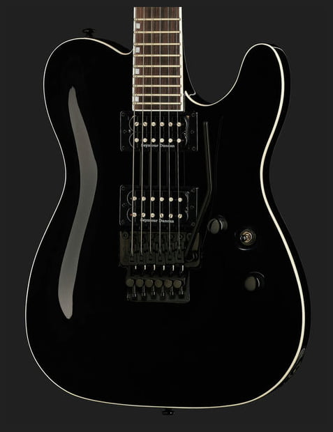 ESP LTD Eclipse 87 BLK Guitarra Eléctrica Negra 5