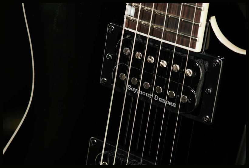 ESP LTD Eclipse 87 BLK Guitarra Eléctrica Negra 10