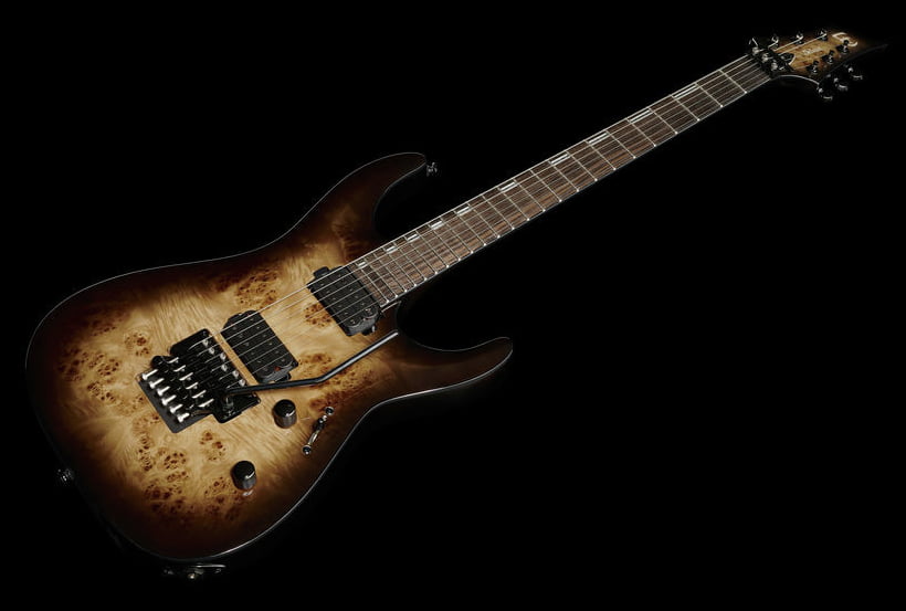 ESP LTD H1001FR BLKNB Guitarra Eléctrica Black Natural Burst. 8