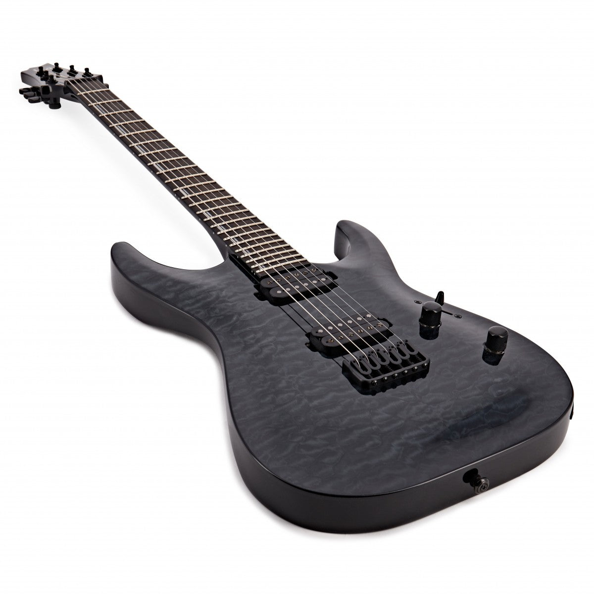 ESP LTD H1001 QM STBLK Guitarra Eléctrica See Thru Black 5