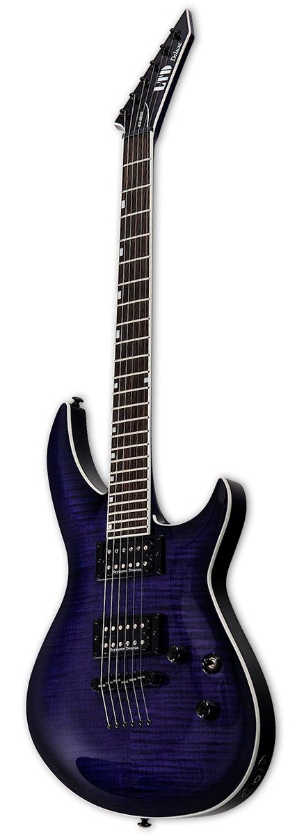 ESP LTD H3 1000 STPSB Guitarra Eléctrica See Thru Purple Sunburst 2