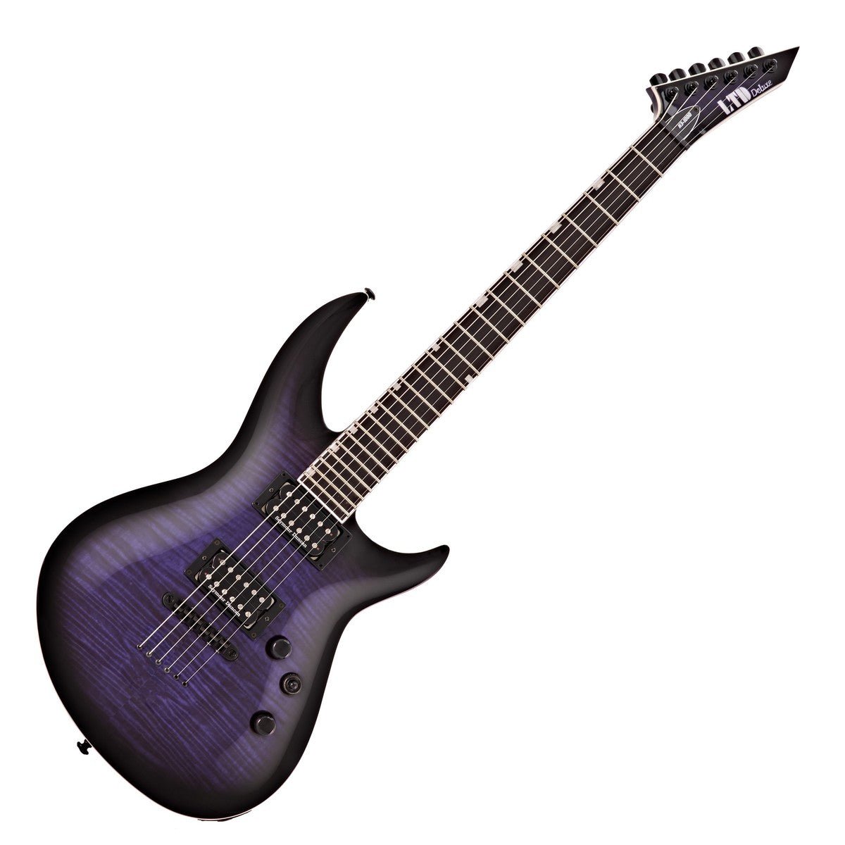 ESP LTD H3 1000 STPSB Guitarra Eléctrica See Thru Purple Sunburst 5