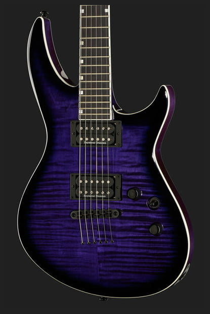 ESP LTD H3 1000 STPSB Guitarra Eléctrica See Thru Purple Sunburst 10