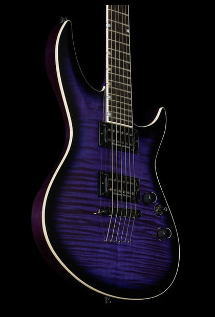 ESP LTD H3 1000 STPSB Guitarra Eléctrica See Thru Purple Sunburst 14