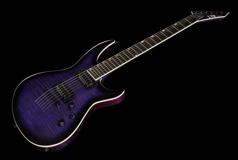 ESP LTD H3 1000 STPSB Guitarra Eléctrica See Thru Purple Sunburst 15