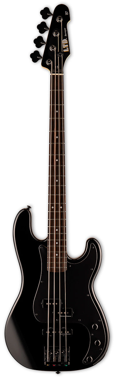 ESP LTD Surveyor 87 BLK Bajo Eléctrico Negro 1