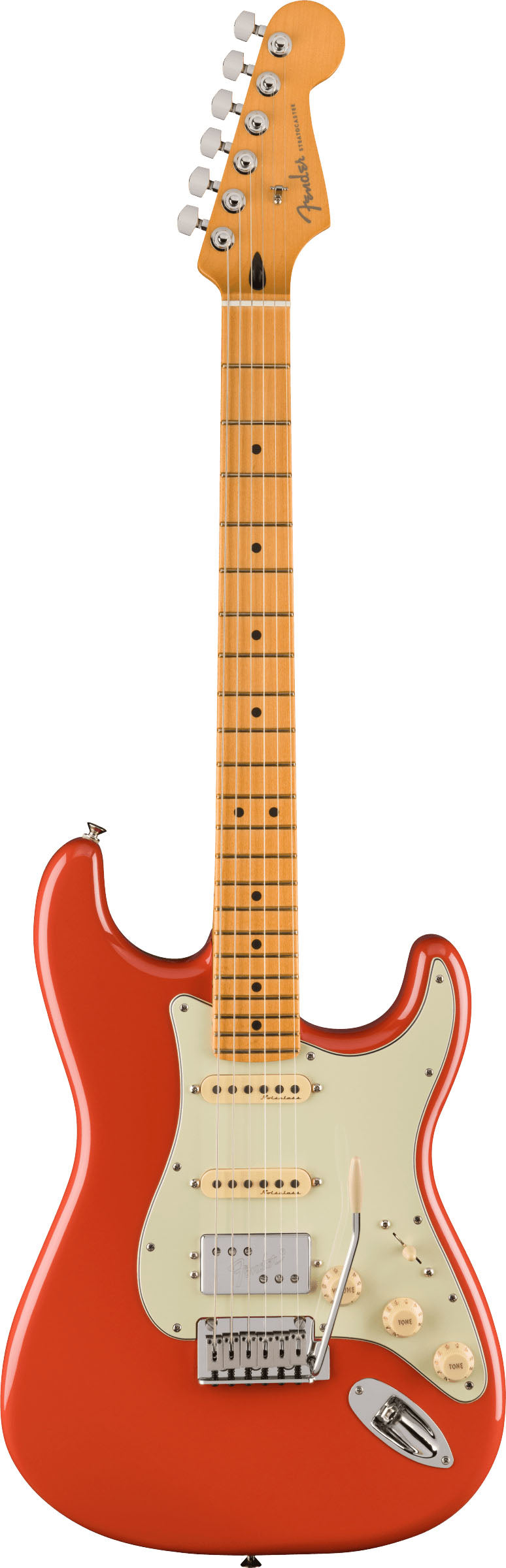 Fender Player Plus Stratocaster HSS MN Guitarra Eléctrica Fiesta Red 1