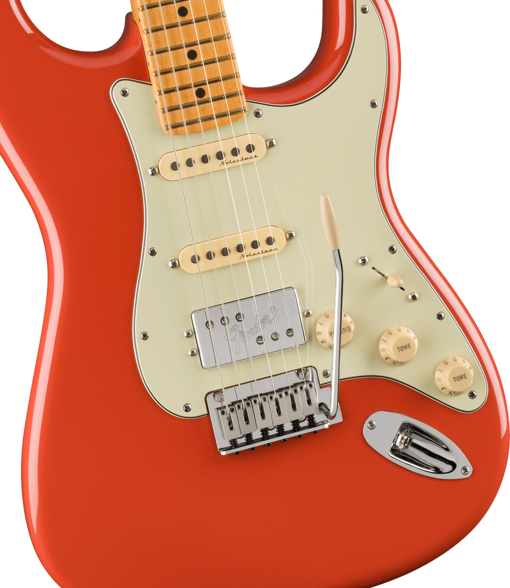 Fender Player Plus Stratocaster HSS MN Guitarra Eléctrica Fiesta Red 4