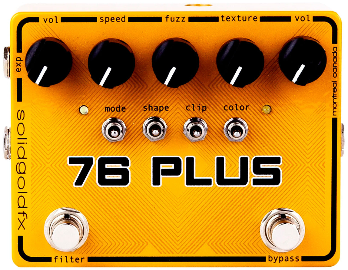 Solid Gold FX 76 Plus Octave Fuzz Pedal con Filtro 1