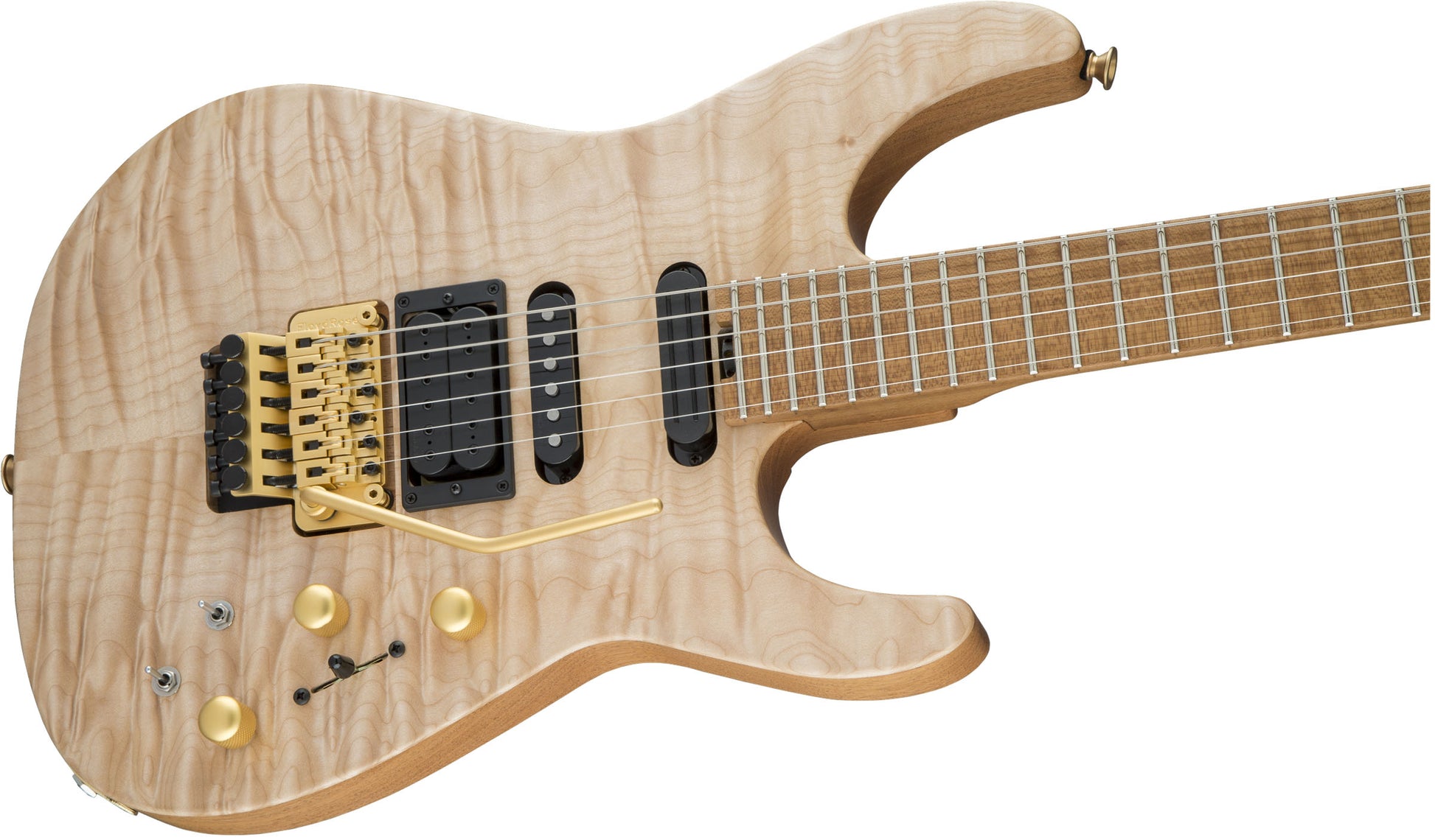 Jackson USA Signature Phil Collen PC1 Satin Stain CFMN Guitarra Eléctrica Satin Au Natural 5