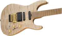 Jackson USA Signature Phil Collen PC1 Satin Stain CFMN Guitarra Eléctrica Satin Au Natural 5