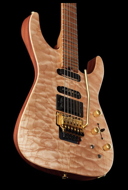 Jackson USA Signature Phil Collen PC1 Satin Stain CFMN Guitarra Eléctrica Satin Au Natural 16