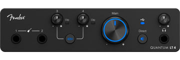Fender Studio Quantum LT4 Interfaz de Audio USB C 4 Entradas 1