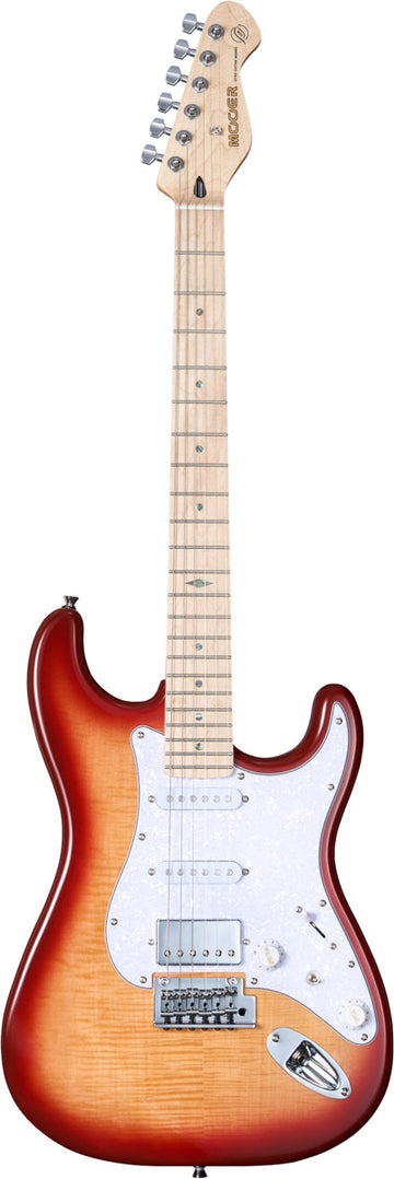 Mooer MSC30 Pro SR Guitarra Eléctrica Sunset Red 1