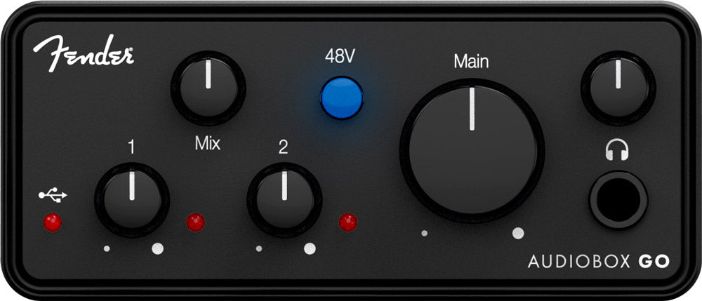 Fender AudioBox Go Interfaz de Audio USB C 2 Entradas 1