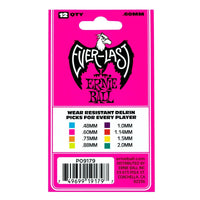 Ernie Ball 9179 Everlast Bolsa de 12 Púas 0.60mm Rosas 3