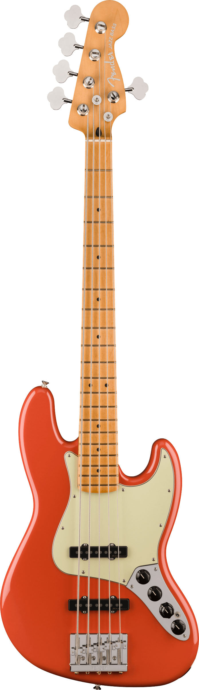 Fender Player Plus Jazz Bass V PF Bajo Eléctrico 5 Cuerdas Fiesta Red 1