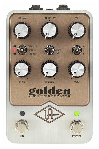 Universal Audio Golden Reverberator UAFX Pedal Reverb 1