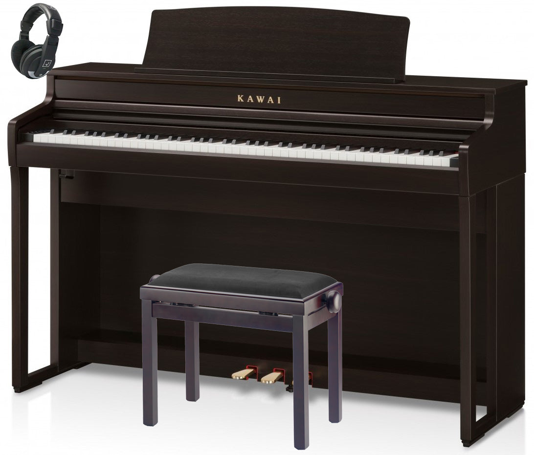 Kawai -Pack- CA401 RW Piano Digital Rosewood + Banqueta y Auriculares 1