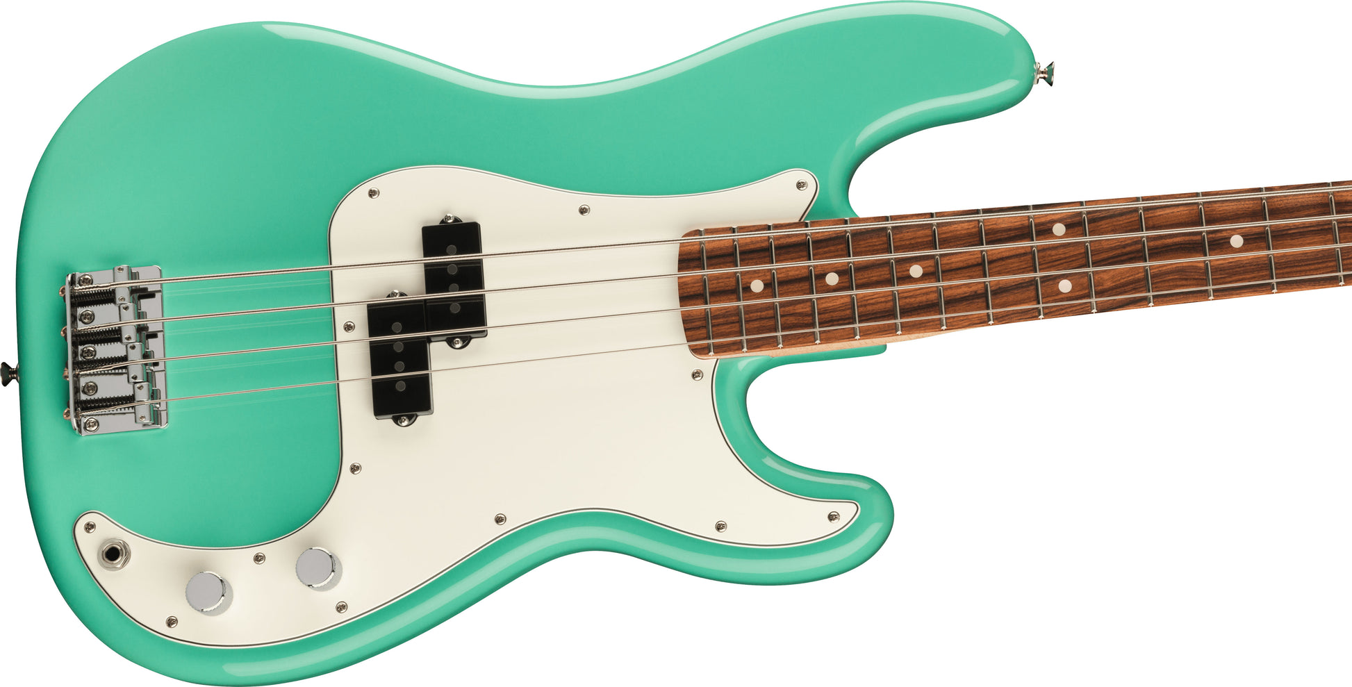 Fender Player Precision Bass PF Bajo Eléctrico Sea Foam Green 3