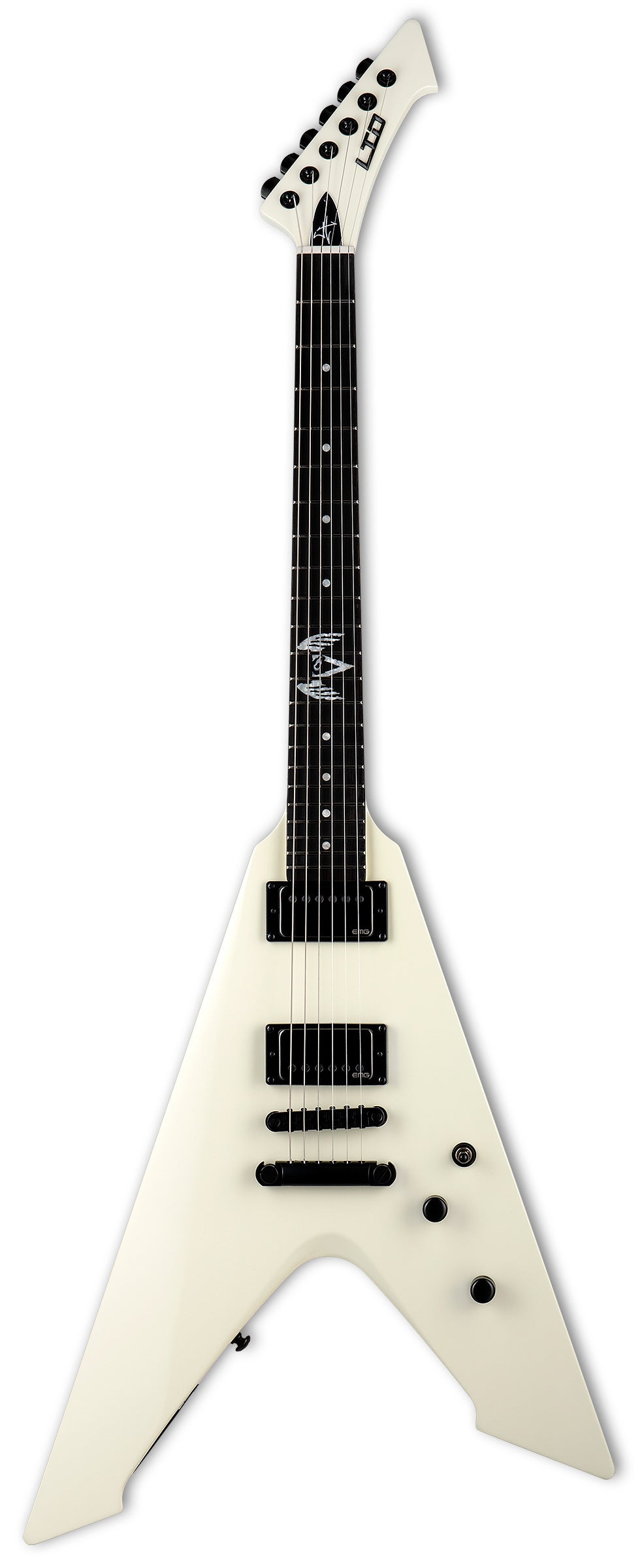 ESP LTD Vulture OW James Hetfield Guitarra Eléctrica Olympic White