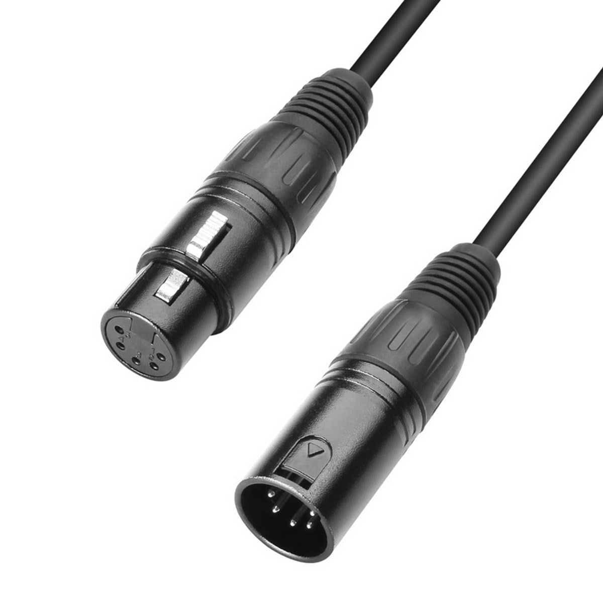 Adam Hall K3DGH0300 Cable DMX XLR 5 Pins Macho a XLR 5 Pins Hembra 3 Metros 1