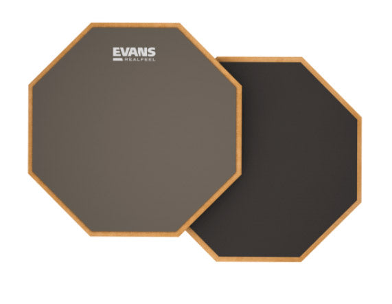 EVANS RF12D REAL FEEL PAD PRACTICAS 2 CARAS STANDARD
