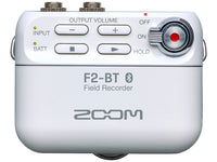 Zoom F2BTWH Grabador de Campo Portátil con Bluetooth y Micrófono Lavalier Blanco 2