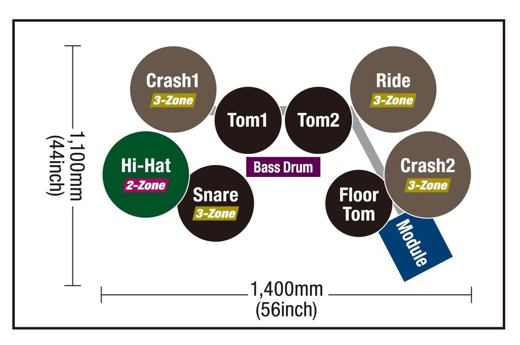 Yamaha DTX6K2X Batería Electrónica 12