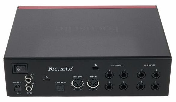 Focusrite Clarett+4 Pre Interfaz de Audio USB 8