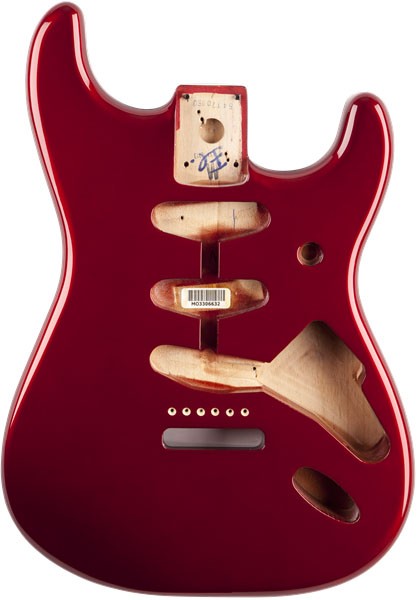 Fender 0998003709 Classic Series 60 Stratocaster SSS Cuerpo Guitarra Candy Apple Red 1