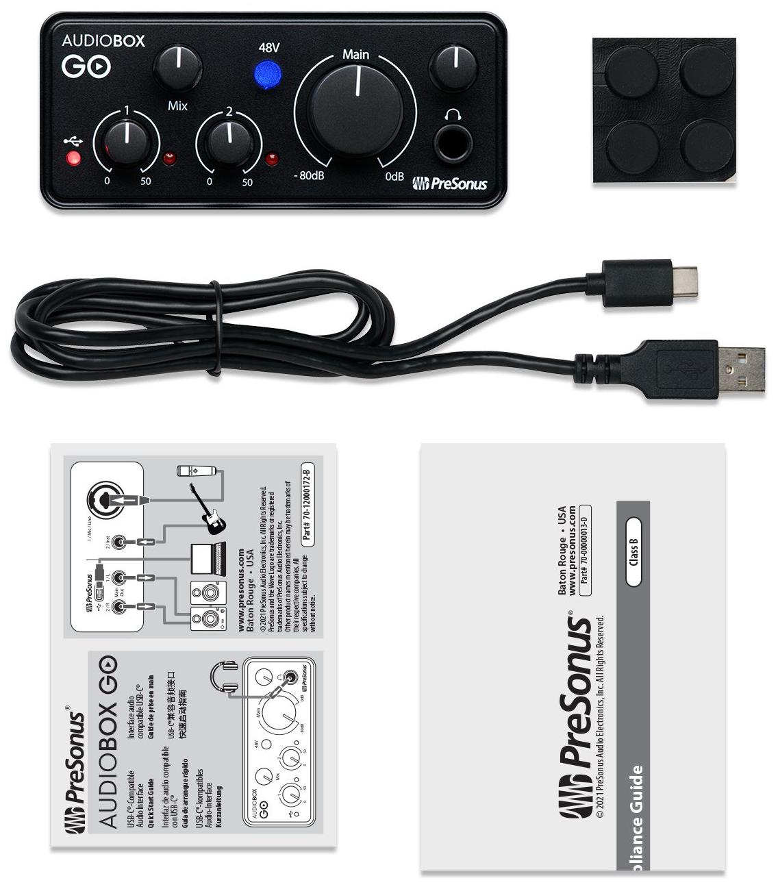 Presonus Audiobox Go Interfaz de Audio 2X2 16