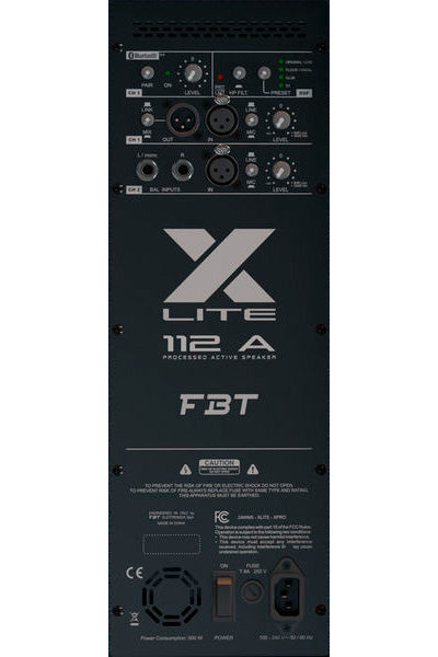 FBT X-LITE 112A Altavoz Activo 2 Vias 3