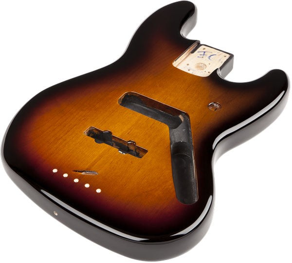 Fender 0998008732 Standard Jazz Bass Cuerpo Bajo Brown Sunburst 3