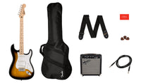 Squier Sonic Stratocaster Pack MN Guitarra Eléctrica 2 Colores Sunburst 14