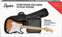 Squier Sonic Stratocaster Pack MN Guitarra Eléctrica 2 Colores Sunburst 16