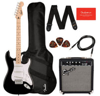 Squier Sonic Stratocaster Pack MN Guitarra Eléctrica Negra 1