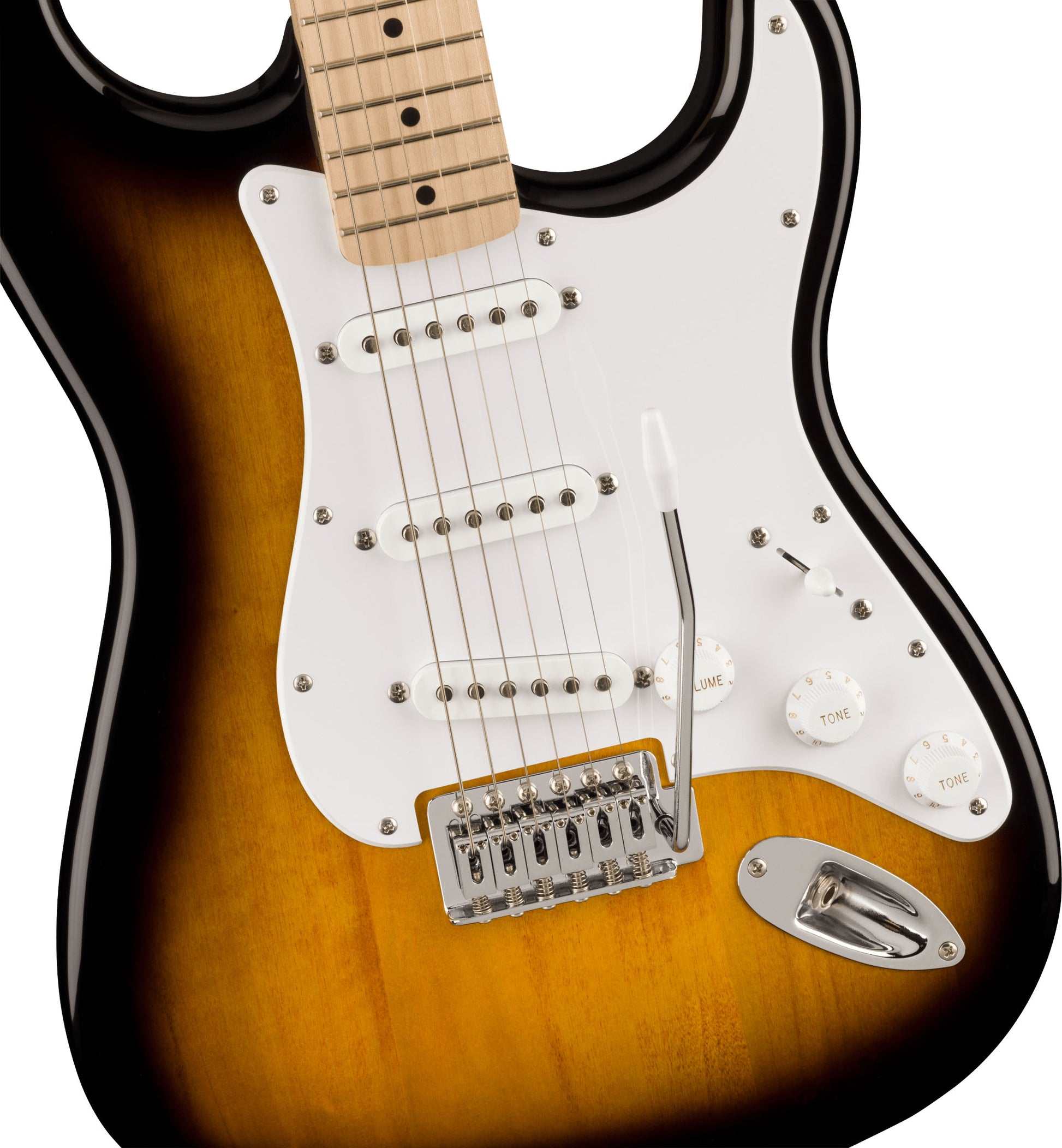 Squier Sonic Stratocaster MN Guitarra Eléctrica 2 Colores Sunburst 4