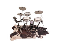 Drum N Base VGN-CBLW Vegan Cow Black White Alfombra para Batería 185X160cm 5